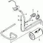 CBR600SE Адсорбер, системы улавливания паров топлива