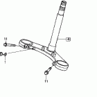 CBR600SE Траверса нижняя