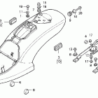 VT600CD Заднее крыло