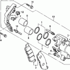 VT600CD Передний тормозной суппорт