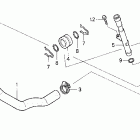 VT600CD Патрубки охлаждения
