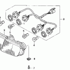 ST1100A Задний фонарь