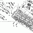 CBR600SE Головка цилиндра