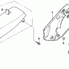 CR125R Сидение
