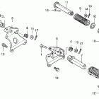 VF750C Подножки