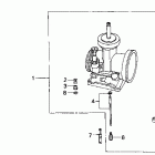 CR500R Ремкомплект карбюратора