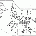 CBR900RR Задний суппорт тормозной