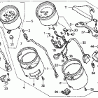 VF750C Speedometer tachometer