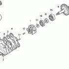 CR125R Водяной насос