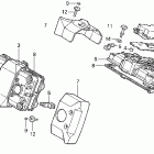 VF750C Крышка головки цилиндров