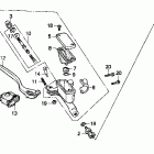 CR80RB Fr. brake master cyl. 96-97