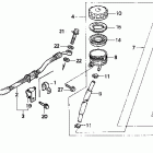 CBR900RR Задний главный тормозной цилиндр