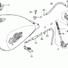 VF750C Топливный бак