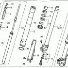 CR500R Вилка передняя
