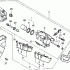 CR500R Задний суппорт тормозной
