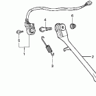 VF750C Подножка