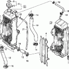 CR125R Радиатор