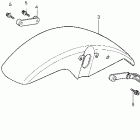 VF750C Переднее крыло