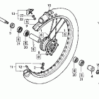 CR250R Переднее колесо