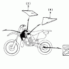 CR250R Наклейки