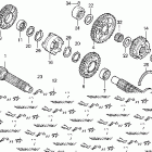 VF750CD Трансмиссия