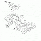 Bayou 220 (KLF220-A14) Decals(green)(klf220-a14)