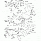 Bayou 300 (KLF300-B14) Заднее крыло