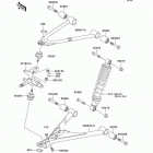Bayou 300 (KLF300-B14) Передняя подвеска