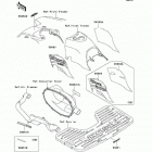 Prairie 400 4X4 (KVF400-C3) Decals(green)(c3)