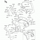 Bayou 300 (KLF300-B14) Переднее крыло(ья)
