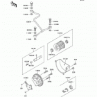 Bayou 300 (KLF300-B14) Масляный и водяной насос. фильтр масленый