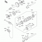 Bayou 300 (KLF300-B14) Валы и вилки переключения передач