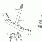 VT1100C2 Vt1100c2 steering stem