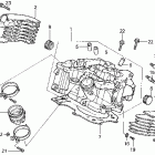 VT1100C2 Vt1100c2 rear cylinder head