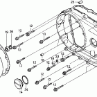 VT1100C Vt1100c  right crankcase cover