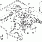 GL1500A Патрубки охлаждения