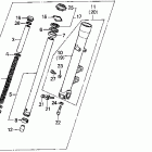 VT1100C Vt1100c  front fork