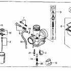 CR80R Карбюратор