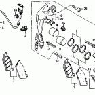 ST1100A St1100a  fr. brake caliper 95