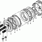 CR80R Сцепление