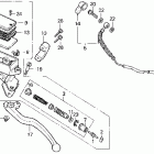 VT1100C Vt1100c  clutch master cyl. 95-96