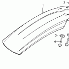 XR250R Переднее крыло