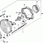 VT1100C2 Vt1100c2 headlight 95-97
