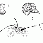 XR200R Наклейки 1