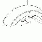 VT1100C2 Vt1100c2 front fender