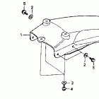 CR80R Заднее крыло
