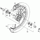 CR125R Front wheel 92-94