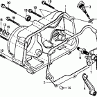 CT70 Крышка картера правая