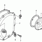 CBR1000F Крышка картера правая
