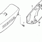 CR250R Сидение